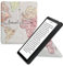 kwmobile Carcasa Compatible con Amazon Kindle Oasis 10. Generation - Funda magnética de Origami para e-Book - Mapa Mundial Negro/Multicolor