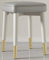 Stapelhocker 4er-Set, einfacher Esstischstuhl, gestapelter Wohnzimmerhocker mit rutschfesten Füßen, robust und robust für Wohnzimmer, Küche, Zuhause, Schlafzimmer,Light Grey