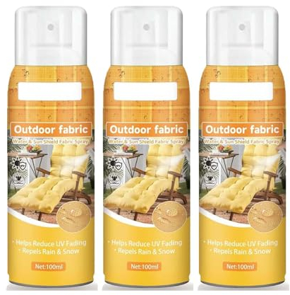 Spray protector de tela para uso en interiores y exteriores, spray protector de sofá, protector de tela para exteriores, repelente al agua para tela, repelente al agua y spray de protección UV (3