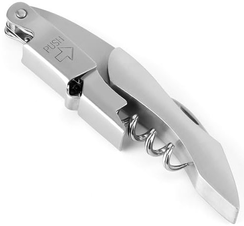 Cavatappi multifunzionale, Cavatappi Cameriere, Apribottiglie del Vino, All-in-one in acciaio inox Multifunzionale, per Bar, Ristorante, Camerieri