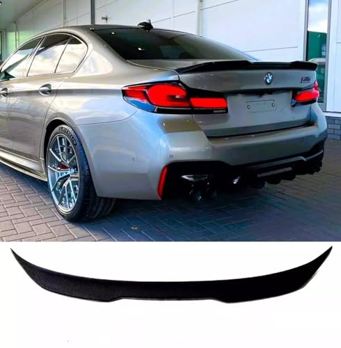 For Auto Perfectionists UK Rear Boot Spoiler Compatible With BMW 5 Series M5 G30 F90 2016-2024 CS Style ABS Gloss Black