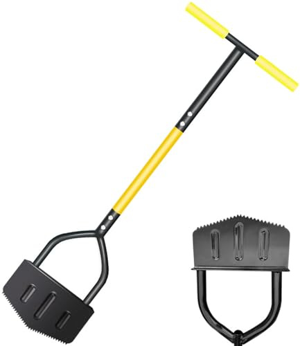 Garden Edger Shovel, Landskapsarkitektur, Landskapssågtandsverktyg för landskapsarkitektur, stål regelverk ergonomisk hantering multiprop gräsmatta rengöringsenhet