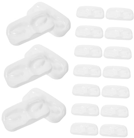 FOMIYES 20pezzi Contenitore Vuoto per Ciglia Finte Forma di Viso Organizer per Ciglia Finte da Vassoi Portaoggetti per Casa o Salone di Bellezza