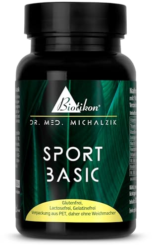 Sport Basic Dr. med. Michalzik - Vit. A, B1, B2, B6, B9 Folsäure, B12, Biotin, Niacin, Pantothensäure, Vitamin D3 K, Eisen, Kupfer, Selen, Zink - ohne Zusatzstoffe - von BIOTIKON®