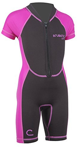 Scubatec Neopren-Lycra Kindershorty, rot, 116-122 (XS)