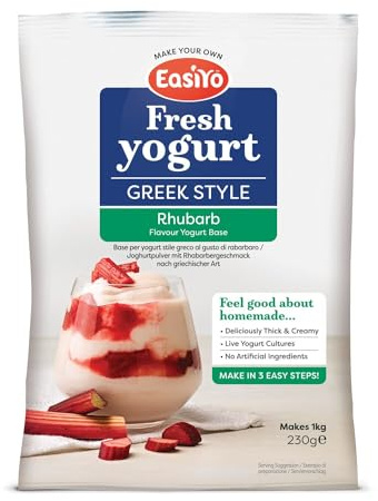Easiyo Greek Style Rhubarb Yogurt