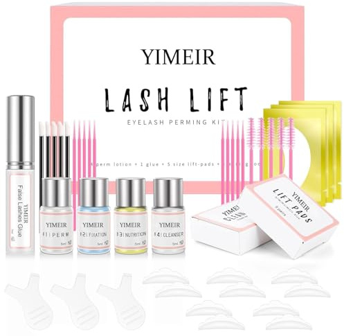 2026 Lifting Pestañas Kit,YIMEIR Lash Lift Kit,Kit de Permanente de Pestañas,Apto para Salones de Belleza(Versión Mejorada)