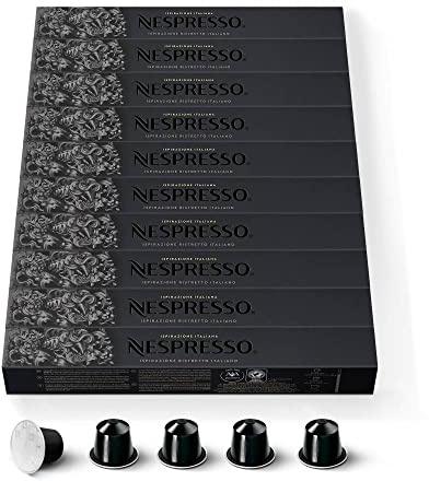 NESPRESSO ORIGINAL, Ristretto, mörk rostning, 100 kaffekapslar