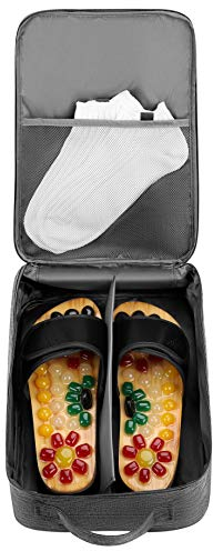 Reisetasche 4 Paar Schuhe Schuhtasche Reise Schuhaufbewahrung Tasche Wasserdicht Staubschutz Schuhbeutel Tragbar Stiefeltasche Atmungsaktiv Mesh Aufbewahrungstasche Business Urlaub Unterwegs