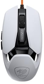 COUGAR GAMING | SOURIS GAMING | AIRBLADER TOURNAMENT 20 000 DPI - BLANC - COUGAR BOUNCE-ON - Patins PTFE - Capteur Optique PMW3399 - Pour Droitiers et Gauchers