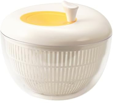 Centrifugadora de Lechuga y Verduras – Escurridor y Secador de Ensaladas Manual | Limpieza Rápida y Sin Daños | Utensilio de Cocina Práctico y Resistente
