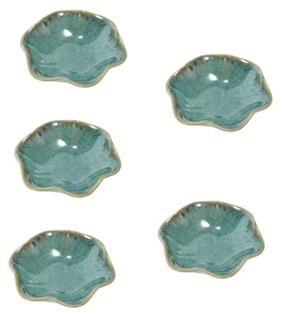 MAGICLULU Lot De 5 Plateaux À Clés En Céramique Plateau De Rangement Pour Bijoux Petit Plateau Décoratif