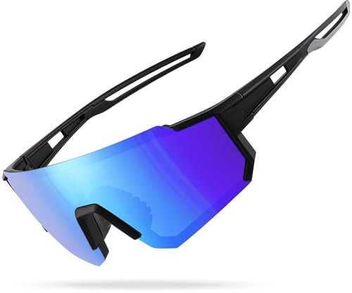 suoso Sportbrille-Sonnenbrille Herren-Damen-Fahrradbrille-Sunglasses men-Polarisiert-UV400-Damen-Ski Sonnenbrille-Schnelle Brille Rave-Radfahren-Fahrrad-Angeln-Rennrad brille 12