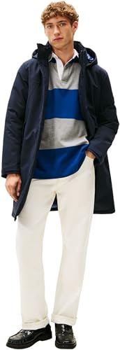 Tommy Hilfiger Uomo Cappotto Tech Padded Parka con Cappuccio, Blu (Desert Sky), XL