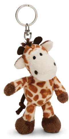 NICI 61852 Porte-clés, Motif De Girafe, 10 cm, Marron, Compagnon Fidèle Pour Sac À Dos Ou Sac, Pour Petits Et Grands