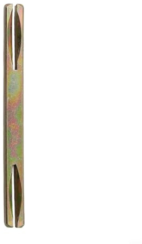 Yuanpgky 8mm Square Spindle for Door Handles, 85-130mm Galvanised Iron Square Pin with Notched Pins for Secure Connection and Easy Installation(95mm)