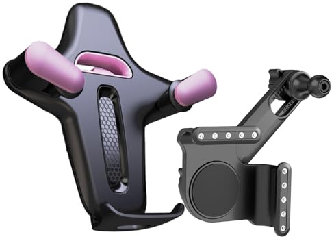 Soporte Para Teléfono De Coche | Base Giratoria De 360 Grados | Soporte Para Pantalla De Consola Central Del Coche | Para Camiones, Pickups, Scooters, SUV, Viajes Por Carretera, Conductores Hombres Y