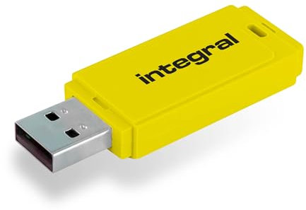 Integral 64GB Neon Gelb USB 2.0 Flash-Laufwerk