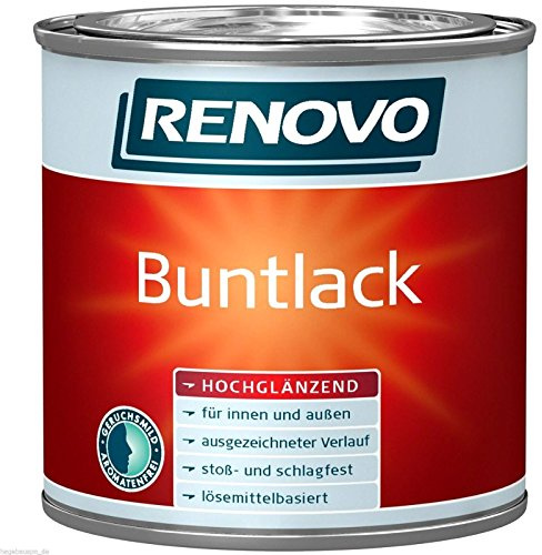 Buntlack lösemittelhaltig Ockerbraun 0,75 Liter hochglänzend Alkydharzlack (15,99 Euro/Liter)Liter)