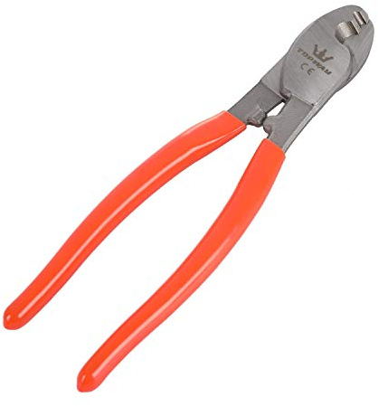 TOPWAY Cable Cutter Wire Stripper 210mm (8), Heavy Duty Cutting Plier for Aluminum Copper Wires 417316