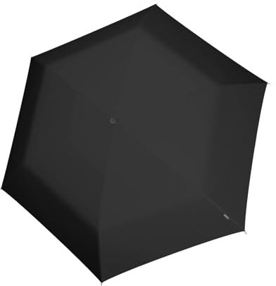 Knirps U.200 Ultra Light Duomatic - Taschenschirm Regenschirm black with rose coating