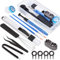 Wokape Kit de 13 lubrifiants pour clavier mécanique, outils de clavier avec brosse de nettoyage, lubrification et extracteur de touches