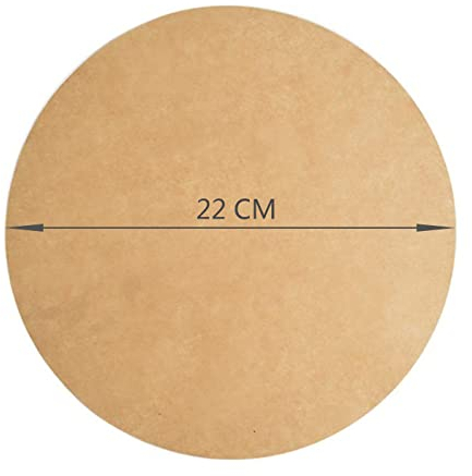 100 Blatt Ø22cm Airfryer Backpapier Für Heißluftfritteuse Zuschnitte Rund, Hitzebeständig Antihaftbeschichtet Pergamentpapier Für Pizza, Ofen, Luftfritteuse, Bratpfanne, Grill