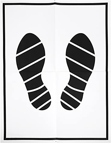 CLISPEED 50 StüCk Einweg-Auto-FußMatten Papier, Wasser- Und ÖLbestäNdig, SchüTzt Autoteppich, Tragbar Und Leicht, Ideal FüR , GeläNdewagen Und Lastwagen