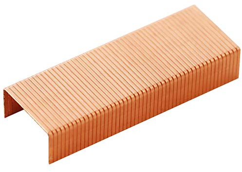 Quility 24/6 häftklamrar, 1000 st Rose Gold Standard 12 mm häftklammerbredd för häftapparat