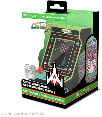 My Arcade DGUNL-4197 Galaga/Galaxian Nano Player Pro Portable Retro Arcade (2 GAMES IN 1)