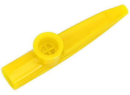 Plastic Mini Portable Kazoo Ukulele Guitar Partner Easy to Learn Musical Instrument (Yellow) kazoo amarillo