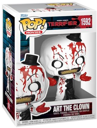 Funko POP! Movies: Terrifier 2 - Art The Clown - Bloody - Collectable Vinyl Figure - Gift Idea - Official Merchandise - for Kids & Adults - Horror Fans - Model Figure for Collectors and Display