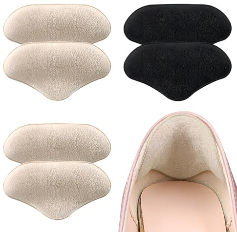 3 Paires Coussinet Talon Chaussure Grandes, Protege Talon Chaussure avec Inserts en éponge, Protège-talons Découpables Kit de Réparation de Talons