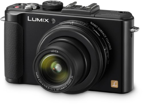 Panasonic Lumix DMC-LX7EG-K Kompaktkamera (10 Megapixel, 3.8-fach opt. Zoom, 7,6 cm (3 Zoll) Display, 24mm Weitwinkel, manueller Fokus, Full-HD Video) schwarz
