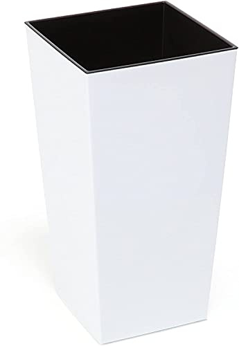 Lamela blomkruka Finezja dekostoff 30 x 30 x 57 h cm vit