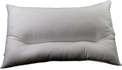 Nackenkissen, orthopädisches Kopfkissen aus Faser mit Baumwollgewebe, ergonomisches Kissen für Nacken- und Nackenschmerzen, hypoallergenes Kissen, zertifiziert 100 % Made in Italy