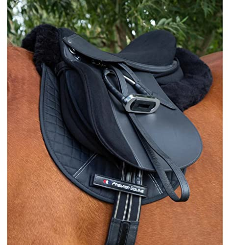 Premier Equine Reitsattel Wildleder und Synthetik GP