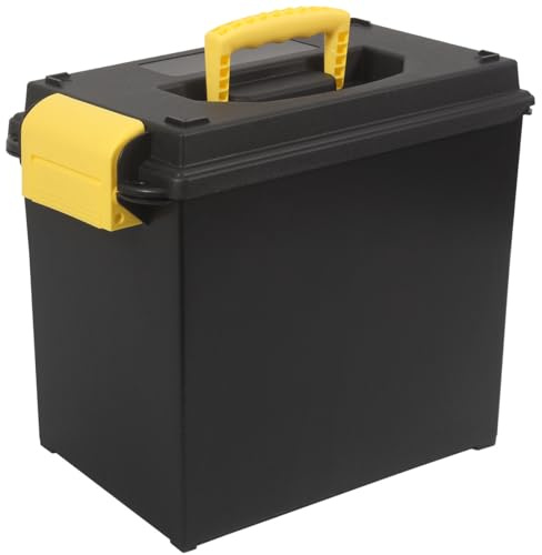 Prothens Ammunition Box Ammo Storage Case Water Resistant Ammo Can Stackable Heavy-Duty Ammo Lockable Storage Box for Hunting and Shooting Tool chest Large Tool Box Storage-15.53*8.72*13.46
