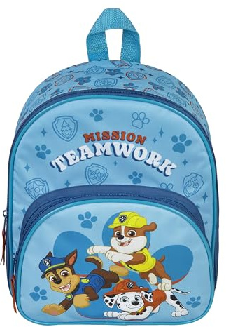 Undercover - Kinderrucksack Paw Patrol - mit Fronttasche - für Kindergarten, Freizeit und Reisen - langlebig und praktisch - für Kinder ab 4 Jahren