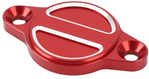 Ölfilterkappe CNC -Aluminiumlegierung, Hochfestigkeitsersatz für Multistradada, Supersport, Einfache Installation, Professionelle Fertigung (Rot)