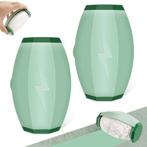2pcs Rouleau Anti-Peluches Réutilisable Reusable Lint Roller Ball Mini Rouleau Anti-Peluches Portable Portable Home Travel Lint Roller Rouleau Adhésif Lavable Boule pour Meubles Vêtements Et Literie