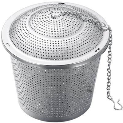 DIYEAH Colino Spezie in Acciaio Inossidabile Filtro Maglia Fine per Tisane e Infusi Setaccio per Pentole e Hot Pot Uso Domestico e Ristorante Facile da Pulire e Antiruggine