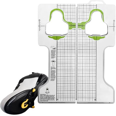 Outil de réglage des Cales de vélo – Outil de Ergonomique des Chaussures SPD | Réglage précis de l'angle Chaussures de Cyclisme | Accessoires d'alignement Cales de pédale de Trekking V