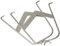 Topeak TC1009 Beamrack Seitenträgersystem MTX Dual Side Frame, Silver, One Size