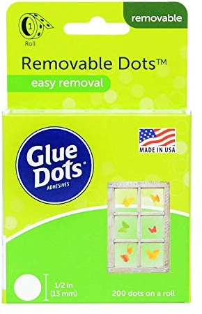 Glue Dots 08248 Clear Dot Roll Set, Multi-Colour