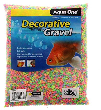 Aqua One Gravel Neon 2Kg - 8-10mm