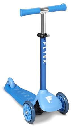 Flyer Glider Jr., Patinete de inclinación Radio Flyer para niños pequeños, Azul, para niños de 2 a 5 años