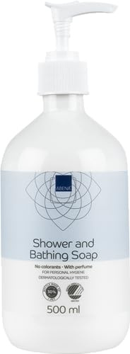 Abena Hair and Body Wash | 500ml | Hair and Body Wash for All Scalp and Skin Types | Fragranced Hair and Body Wash | Dermatologically Tested | Sensitive Shower Gel