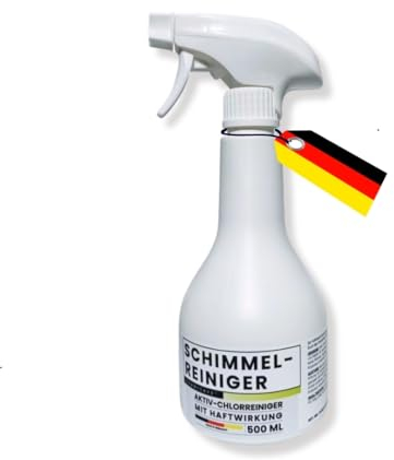FurniSafe Schimmelentferner Wand mit extra Haftwirkung Schimmelreiniger 500 ml Schimmelspray mit präzisem Sprühkopf Anti Schimmel Spray für Bad Silikonfugen und mehr