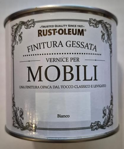 Rust-Oleum VERNICE MOBILI CHALKY EFFETTO GESSATO COLORE BIANCO 500 ML